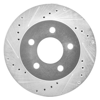 DFC® - Premium Drilled and Slotted Front Driver Side Brake Rotor