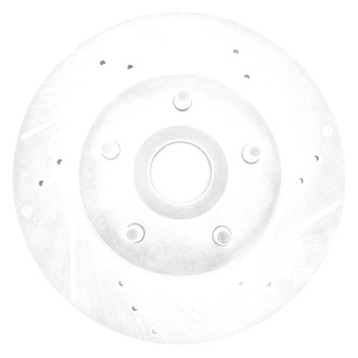 DFC® - Premium Drilled and Slotted Front Passenger Side Brake Rotor