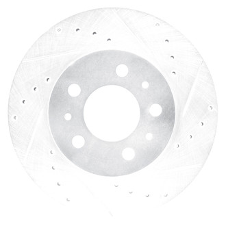 DFC® - Premium Drilled and Slotted Front Passenger Side Brake Rotor