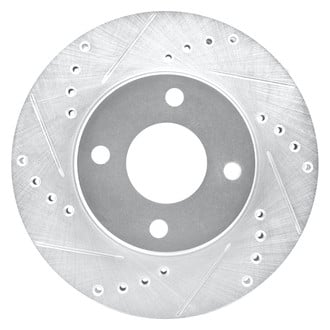 DFC® - Premium Drilled and Slotted Front Driver Side Brake Rotor