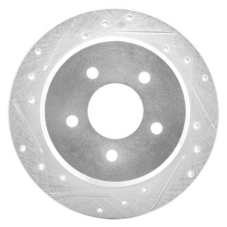 DFC® - Premium Drilled and Slotted Rear Driver Side Brake Rotor