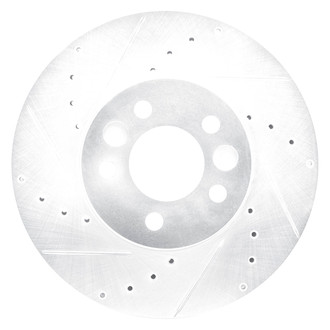 DFC® - Premium Drilled and Slotted Front Driver Side Brake Rotor