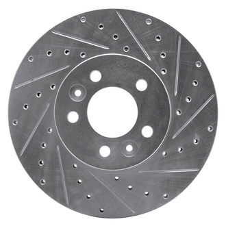 DFC® - Premium Drilled and Slotted Front Passenger Side Brake Rotor