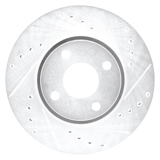DFC® - Premium Drilled and Slotted Front Passenger Side Brake Rotor