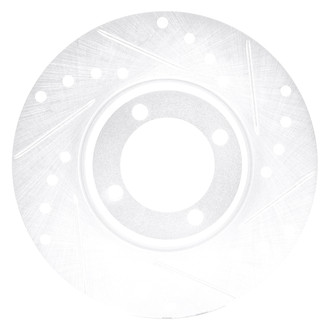 DFC® - Premium Drilled and Slotted Front Passenger Side Brake Rotor