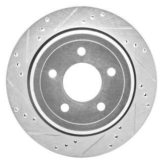 DFC® - Premium Drilled and Slotted Rear Driver Side Brake Rotor