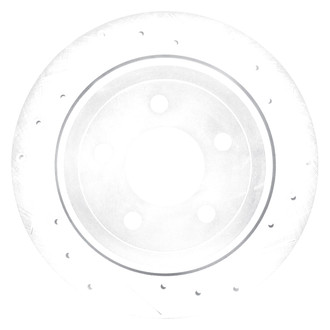 DFC® - Premium Drilled and Slotted Rear Passenger Side Brake Rotor