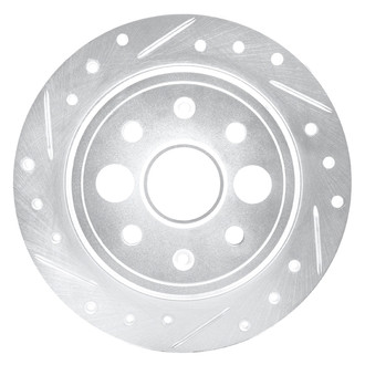 DFC® - Premium Drilled and Slotted Rear Driver Side Brake Rotor