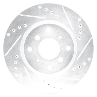 DFC® - Premium Drilled and Slotted Front Passenger Side Brake Rotor