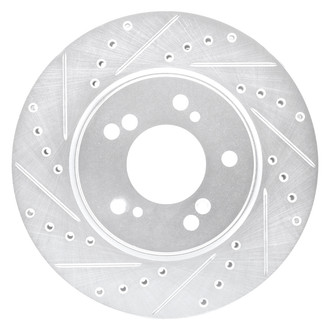 DFC® - Premium Drilled and Slotted Front Driver Side Brake Rotor