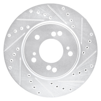 DFC® - Premium Drilled and Slotted Front Passenger Side Brake Rotor