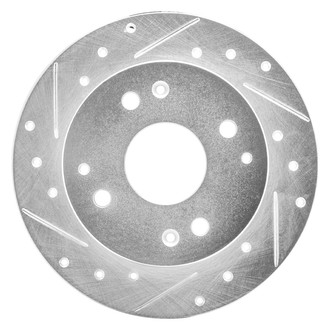 DFC® - Premium Drilled and Slotted Rear Driver Side Brake Rotor