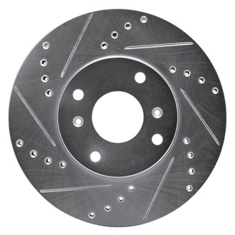 DFC® - Premium Drilled and Slotted Front Driver Side Brake Rotor