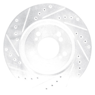 DFC® - Premium Drilled and Slotted Front Passenger Side Brake Rotor