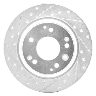 DFC® - Premium Drilled and Slotted Rear Driver Side Brake Rotor