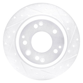 DFC® - Premium Drilled and Slotted Rear Passenger Side Brake Rotor