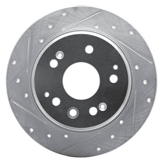 DFC® - Premium Drilled and Slotted Rear Driver Side Brake Rotor