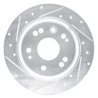DFC® - Premium Drilled and Slotted Rear Driver Side Brake Rotor