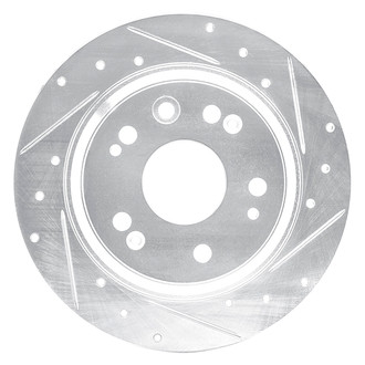 DFC® - Premium Drilled and Slotted Rear Passenger Side Brake Rotor