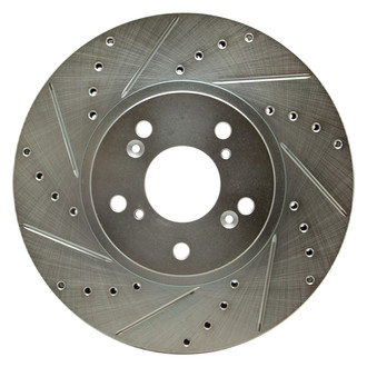 DFC® - Premium Drilled and Slotted Front Driver Side Brake Rotor