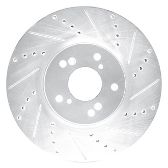 DFC® - Premium Drilled and Slotted Front Passenger Side Brake Rotor
