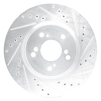 DFC® - Premium Drilled and Slotted Front Passenger Side Brake Rotor