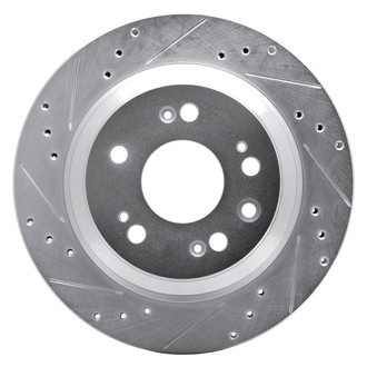 DFC® - Premium Drilled and Slotted Rear Driver Side Brake Rotor