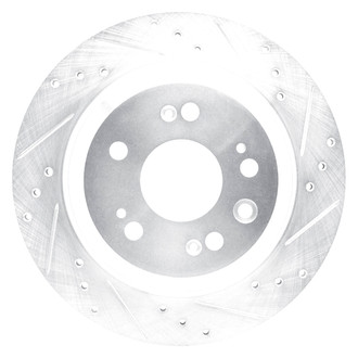 DFC® - Premium Drilled and Slotted Rear Passenger Side Brake Rotor