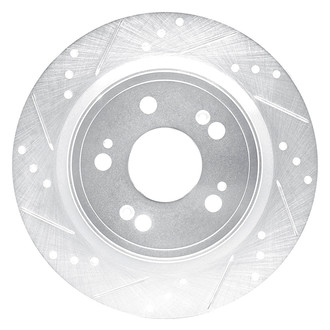 DFC® - Premium Drilled and Slotted Rear Driver Side Brake Rotor