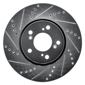 DFC® - Premium Drilled and Slotted Front Driver Side Brake Rotor