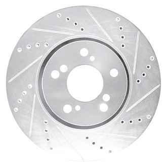 DFC® - Premium Drilled and Slotted Front Passenger Side Brake Rotor