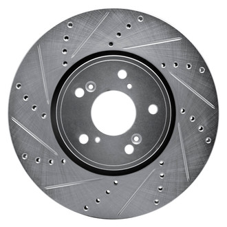DFC® - Premium Drilled and Slotted Front Driver Side Brake Rotor
