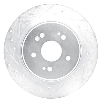 DFC® - Premium Drilled and Slotted Rear Driver Side Brake Rotor