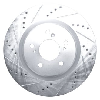 DFC® - Premium Drilled and Slotted Front Driver Side Brake Rotor