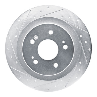 DFC® - Premium Drilled and Slotted Rear Driver Side Brake Rotor