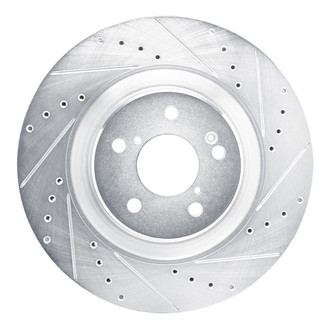 DFC® - Premium Drilled and Slotted Front Passenger Side Brake Rotor