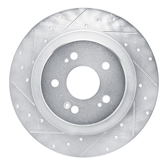 DFC® - Premium Drilled and Slotted Rear Driver Side Brake Rotor