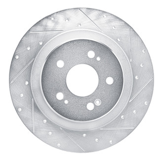 DFC® - Premium Drilled and Slotted Rear Passenger Side Brake Rotor