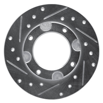DFC® - Premium Drilled and Slotted Front Driver Side Brake Rotor