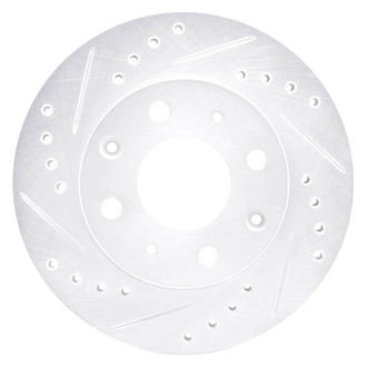 DFC® - Premium Drilled and Slotted Front Driver Side Brake Rotor