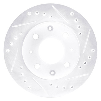 DFC® - Premium Drilled and Slotted Front Passenger Side Brake Rotor