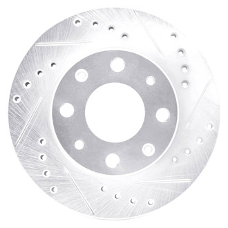 DFC® - Premium Drilled and Slotted Front Passenger Side Brake Rotor