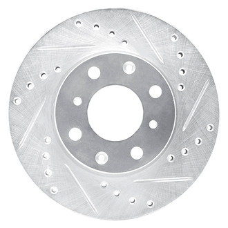 DFC® - Premium Drilled and Slotted Front Passenger Side Brake Rotor