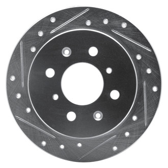 DFC® - Premium Drilled and Slotted Rear Driver Side Brake Rotor