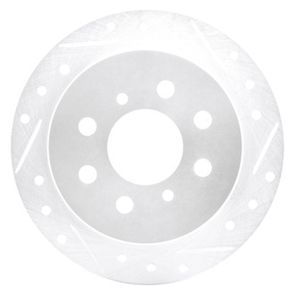 DFC® - Premium Drilled and Slotted Rear Passenger Side Brake Rotor
