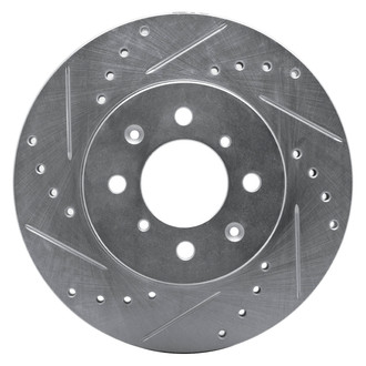 DFC® - Premium Drilled and Slotted Front Driver Side Brake Rotor
