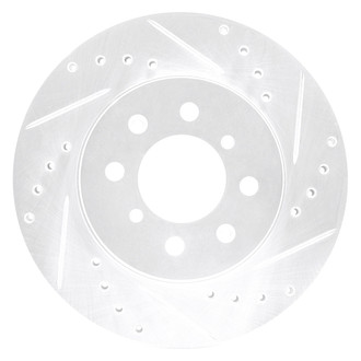 DFC® - Premium Drilled and Slotted Front Passenger Side Brake Rotor