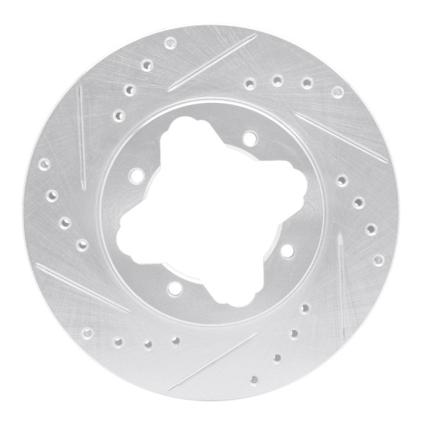 DFC® - Premium Drilled and Slotted Front Brake Rotor