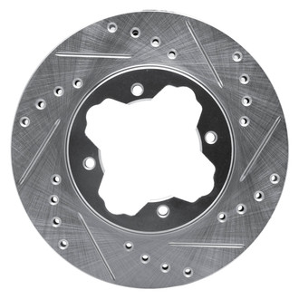 DFC® - Premium Drilled and Slotted Front Passenger Side Brake Rotor