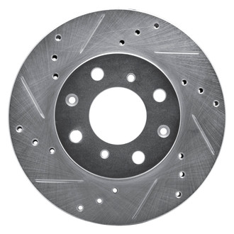 DFC® - Premium Drilled and Slotted Front Driver Side Brake Rotor